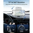 thumbnail image 4 of for MagSafe Car Mount - 360 Rotation Magnetic Phone Holder for Car Dashboard, Strong Magnets Car Phone Holder Mount Compatible iPhone 16 Pro Max 15 14 13 12,Samsung - MagSafe Car Accessories, 4 of 4
