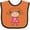 Orange and Black, variant on Inktastic My Grammy Loves Me Girls Baby Bib
