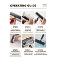 thumbnail image 5 of Portable Pet Hair Remover Roller Brush, Reusable Plastic Lint Roller for Efficient Furniture and Clothing Cleaning, Gray, 5 of 6