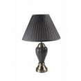 thumbnail image 1 of ORE International Inc. 6117SN-GY 27" Ceramic and Metal Table LAMP-Silver/Gray, 1 of 2