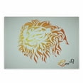 thumbnail image 1 of Astrology Cutting Board, Leo Zodiac Sign on Plain Background Sun Mystic Lion Self Power Universe Theme, Decorative Tempered Glass Cutting and Serving Board, Small Size, Orange, by Ambesonne, 1 of 1