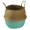 thumbnail image 1 of POINTERTECK [Big Save!] Handmade Flower Basket Foldable Wickerwork Storage Basket Hanging Decorative Baskets Garden Flower Pot Rattan Planter Seagrass Home Storage Decor Basket, 1 of 6
