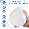thumbnail image 3 of Tapón de Silicona en Forma de T Uxcell, Diámetro 175 mm/6.89 Pulgadas, Tapón de Silicona Impermeable Reutilizable, Tapón Redondo de Sellado para Equipos de Tuberías, Blanco, 3 of 7