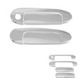 thumbnail image 4 of Cubierta de la Manija de la Puerta ANGGREK 8 Piezas Cromo ABS Reemplazo para Yaris Vitz Xp10 1999-2005, 4 of 8