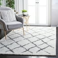 thumbnail image 1 of SAFAVIEH Berber Santana Geometric Shag Area Rug, 1 of 7