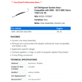 thumbnail image 2 of A/C Suction Hose - Compatible with 2008 - 2013 GMC Sierra 1500 4.3L V6 2009 2010 2011 2012, 2 of 2