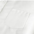 thumbnail image 6 of LYMAYTER 2-16Y Boys Toddler Kids School Uniform Shirts Long Sleeve Button Down Turndown Collar Solid Tops, 6 of 8