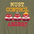 thumbnail image 3 of Inside Out - Must Control Anger - Toddler And Youth Short Sleeve Graphic T-Shirt, 3 of 5