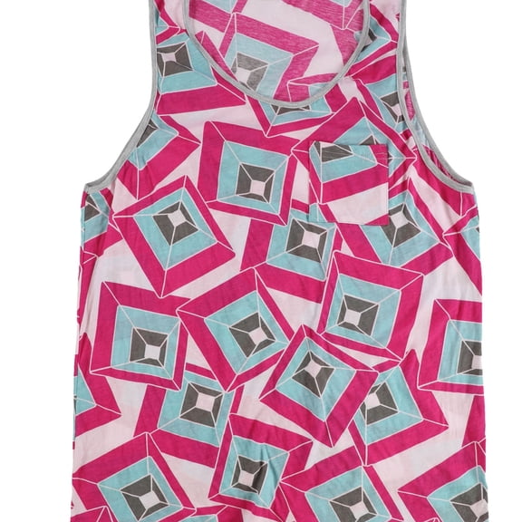 Tags Weekly Mens Diamond Tank Top, Multicoloured, Large