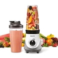 thumbnail image 1 of Starfrit Personal Blender 7PC Set - Two 828ml Cups - Two Blades - High, Low & Pulse Modes - 300W - Perfect for Smoothies!, 1 of 5