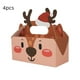 thumbnail image 1 of Festival gift box, Christmas handheld box, for cookies cakes, foldable portable, 4pc set, metal frame, for office home, high-quality, durable, festive design, large capacity, easy storage, perfect, 1 of 8