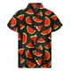 thumbnail image 3 of Camisa hawaiana con estampado de sandía tropical, camisa de verano de calle de manga corta con botones y estampado 3D de frutas, ropa para hombre, blusa con solapa, 3 of 5
