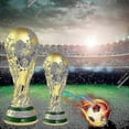 thumbnail image 3 of 2025 World Cup Football Trophy Resin Replica Trophy Model Soccer Fan Souvenir Gift, World Cup Football Trophy Resin, 3 of 5