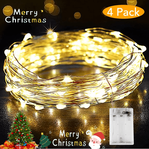 Warm Battery Power Operated Copper Wire LED String Fairy Lights Christmas Xmas 