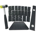 thumbnail image 1 of Installation kit for installing wooden laminate flooring,knocking wedge,socket tool,mallet and 20 spacers, 1 of 5