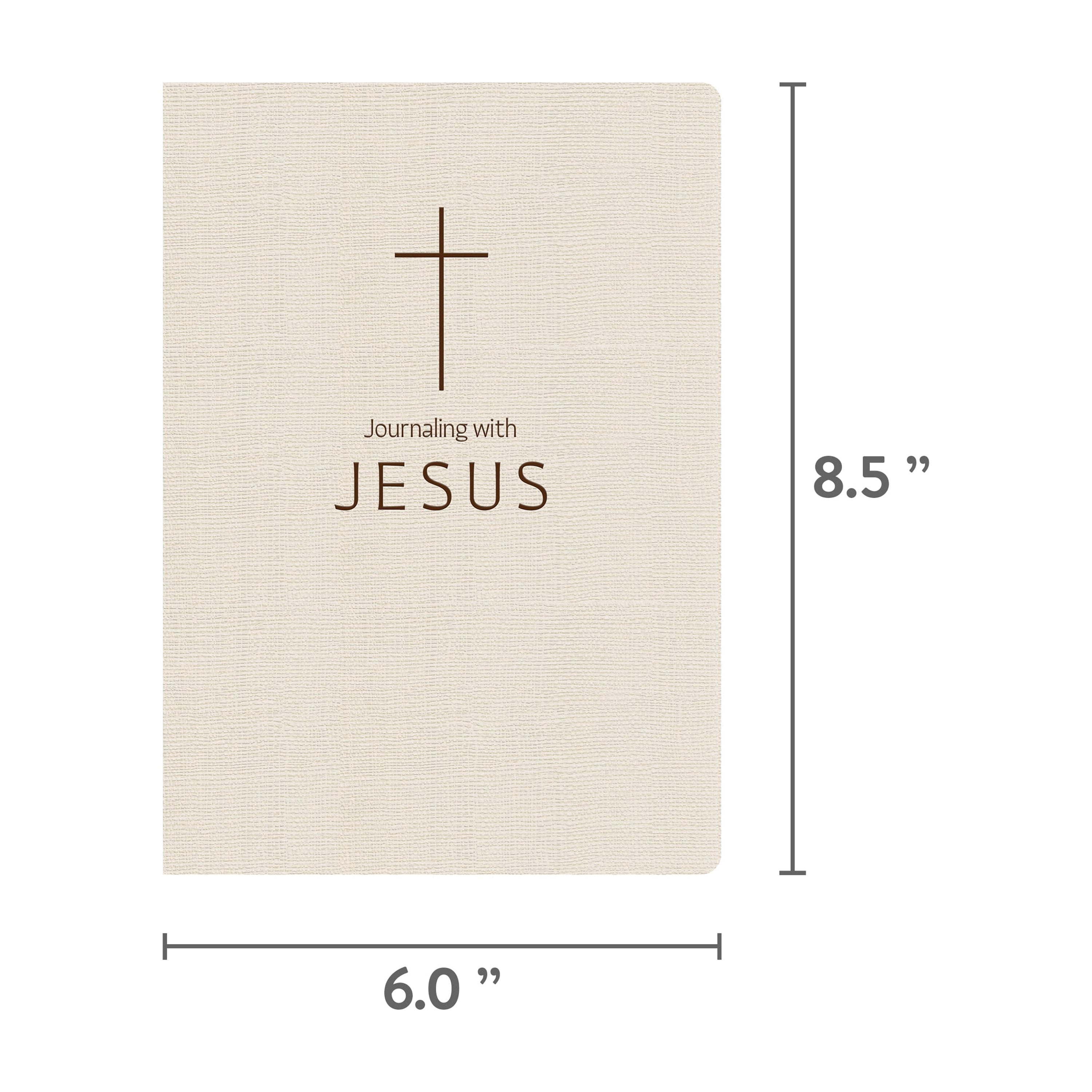 (3 pack) Piccadilly Journaling with Jesus Guided Journal for Teens 12+, 152 Pages, 6 x 8.5 in, Cream Cover