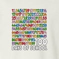 thumbnail image 3 of Wild Bobby 1 2 3 4 100 Days of School Colorful Counting, 100 Days of School 2024 2025 Design for Kids Youth Boys Girls School Toddler Long Sleeve Shirt, 3 of 6