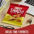 thumbnail image 6 of Cheez-It Snap'd Cheese Crisps, Cheesy Baked Snacks, Lunch Snacks, Double Cheese, 2.2oz Pouch (6 Pouches), 6 of 6