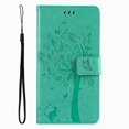 thumbnail image 1 of Wallet Case For Huawei P Smart 2018 2019 2020 2021 P8 P9 P20 P30 P40 Lite Pro 2017 Cute Cat Tree Card Slots Protect Cover D06F Green For P Smart 2020, 1 of 6