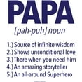 thumbnail image 3 of CafePress - Papa Noun Definition Baseball Jersey - Cotton Baseball Jersey, 3/4 Raglan Sleeve Shirt, 3 of 4