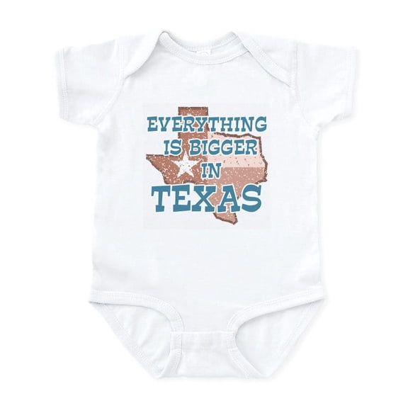 CafePress - Everything Is Bigger In Texas Infant Bodysuit - Baby Light Bodysuit