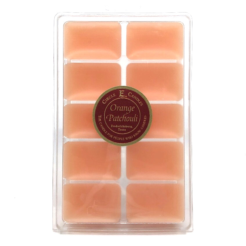 Circle E Candles, Orange Patchouli Scent, Small Size Tart, 11oz Package