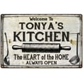 thumbnail image 1 of TONYA'S Kitchen Farmhouse Sign Gift 8x12 Metal 108120033212, 1 of 1