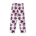 thumbnail image 6 of Balery Tulips Flowers print Men's Pajama Pants,Ultra Lightweight Pjs,Lounge Pant-Large, 6 of 9