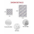 thumbnail image 7 of Coastal Shells Kitchen Dish Towels for Drying Dishes Set of 2, Retro Ocean Beach Nautical Coral Conch Waffle Weave Microfiber Terry Hand Tea Bathroom Towels Quick Dry & Absorbent Towel 12x12, 7 of 7