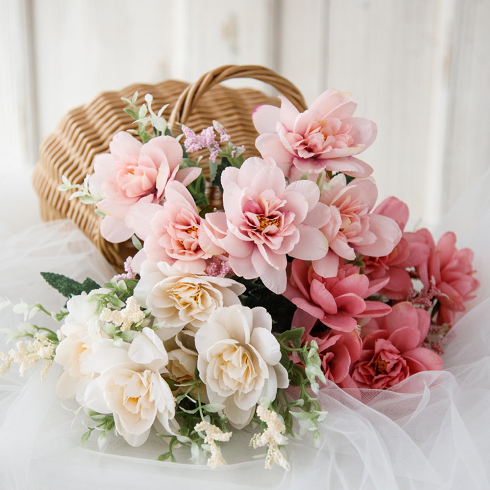 Dream Lifestyle Fake Flower Vivid Decorative Compact Artificial Silk