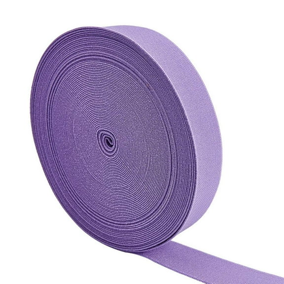 Ultra Wide Thick Flat Elastic Band Webbing Garment Sewing Accessories Medium Orchid 30mm