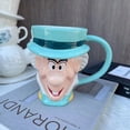 thumbnail image 1 of Taza de cerámica de para niños, juguetes de figuras de acción de Alicia en el país de las Maravillas, Sombrero Loco, reina roja, taza encantadora, regalos creativos, 1 of 4