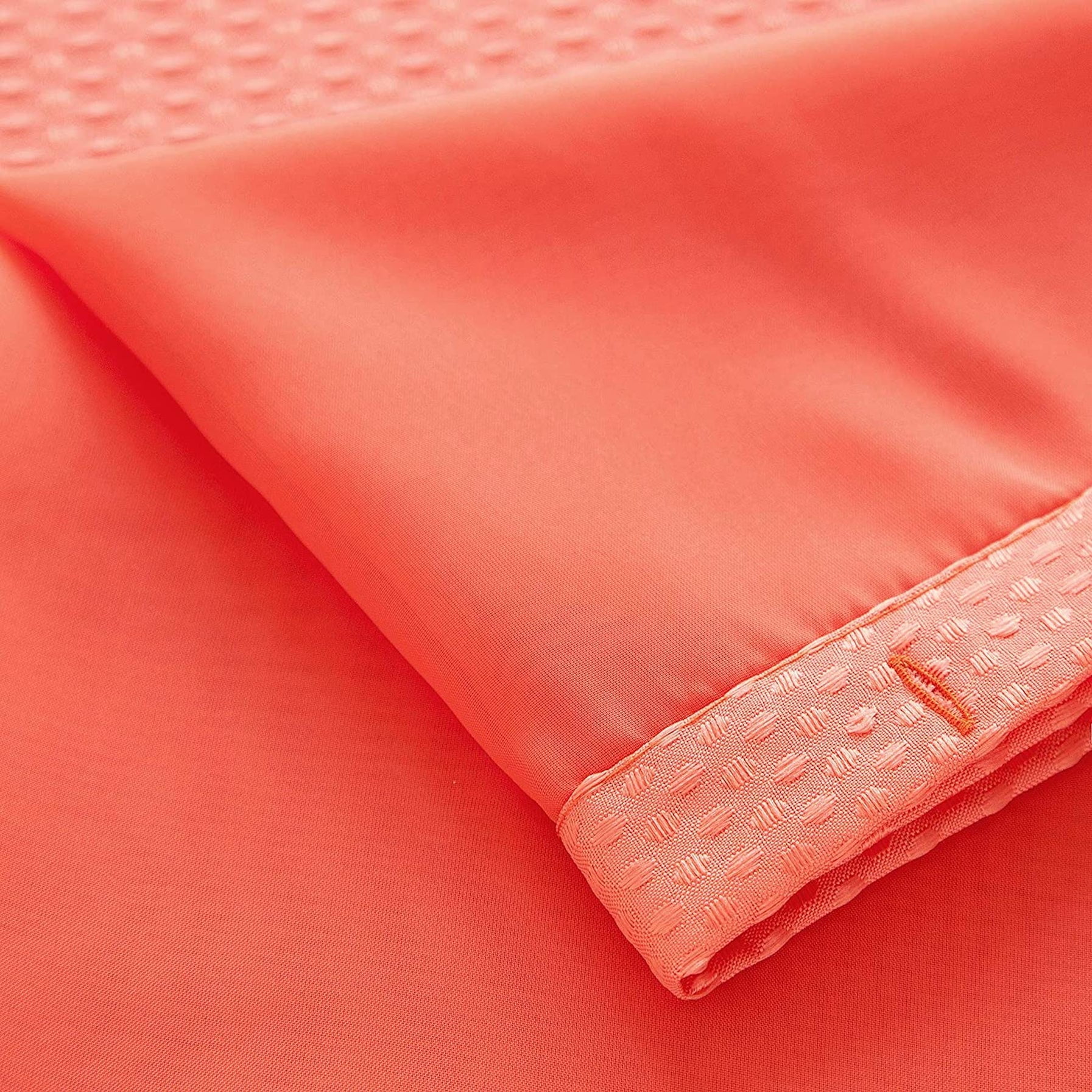 Dainty Home Complete Waterproof Shower Curtain with Detachable Liner in Coral