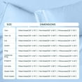 thumbnail image 3 of 400 TC 4-Piece Sheet Set Soft, Wrinkle Resistant 12 Inch Deep Pocket 100% Egyptian Cotton Color Light Blue Solid Size Twin XL, 3 of 5