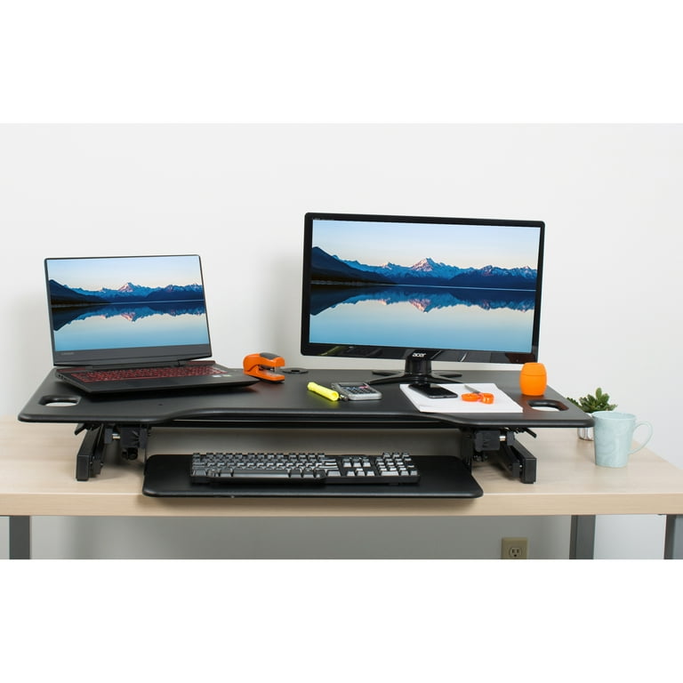Lorell XL Adjustable Desk/Monitor Riser - 45 lb Load Capacity - 20 Lorell XL Adjustable Desk/Monitor Riser - 45 lb Load Capacity - 20