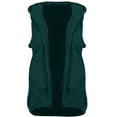 thumbnail image 4 of Patlollav Womens Casual Tops Solid Vests Outerwear,Warm Fleece Comfy Hoodie Jacket Coat With Pockets, 4 of 7