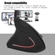 thumbnail image 2 of Ratón óptico vertical ergonómico USB inalámbrico zurdo de 2,4 GHz para ordenador portátil PC, 2 of 8