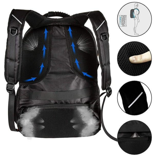 Optø, optø, frost tø Distribuere gnist OPACK Extra Large RFID-Safe Travel Backpack with USB Charging Port -  Walmart.com