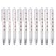 thumbnail image 1 of 10 Pcs Cherry Blossoms 0.5Mm Press Gel Pens Black Fine Point for Writing Journaling Notetaking Students Stationery, 1 of 5