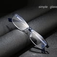 thumbnail image 3 of 3 Pairs Mens Womens Fashion Reading Glasses Metal Blue Readers Glasses, 3 of 5