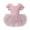 Pink 1, variant on Fozruso Vintage Girls Dress Girls Ballet Dress With Mesh Skirt And Back Rhinestone Detail Short Sleeve Tutu Leotard For Dance Performance And Party Sizes 5-6 Years