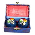 thumbnail image 3 of 2 bolas de masaje de manos chinas con caja de almacenamiento, reutilizables y duraderas. Colorido Chisme Azul, 3 of 9