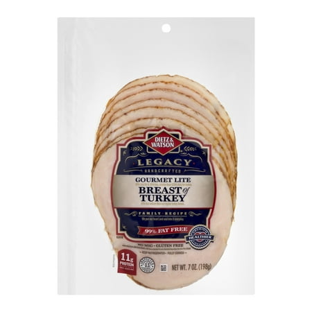 Dietz And Watson D&w Shingled Gourmet Lite Turkey Breast