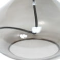 thumbnail image 2 of Simple Designs Glass Raindrop Table Lamp with Fabric Shade, Smoke Gray with Gray Shade, 2 of 9