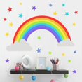 thumbnail image 2 of BE-TOOL PVC Rainbow Stickers Wall Decal Wall Sticker Home Baby Kids Bedroom Decoration Multicolor, 2 of 5