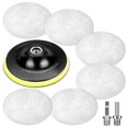 thumbnail image 1 of Angle Grinder Polishing Hood Polishing Sponge 125mm Polishing Disc Polishing Pads,6Pcs Wool Polishin, 1 of 5