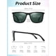 thumbnail image 5 of Gafas de Sol JIM HALO Retro Cuadradas Polarizadas UV400 56MM para Hombre, 5 of 6