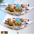 thumbnail image 2 of SimpleHouseware Stuffed Animals Jumbo Toy Storage Hammock, 2 Pack, White, 2 of 8