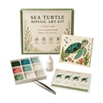 thumbnail image 2 of DIY Sea Glass Mosaic Art Kit, Ocean Animal Sea Glass Art Kit for Adults, Beginner Mosaic Craft Set with Colorful Glass Pieces and Tools, Handmade Coastal Tabletop Decor Gift, 2 of 7