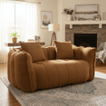 thumbnail image 2 of Homy Casa 2 Seater Bean Bag Sofa, Chenille Lazy Sofa Couch for Living Room, Gaming & Apartment, 2 of 7